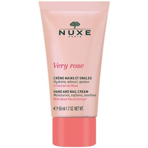 Nuxe very rose crema idratante per mani e unghie 50 ml