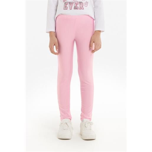 Tezenis leggings basici in microfibra shiny bambina rosa