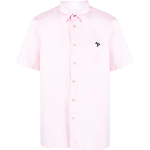 PS Paul Smith camicia con applicazione - rosa