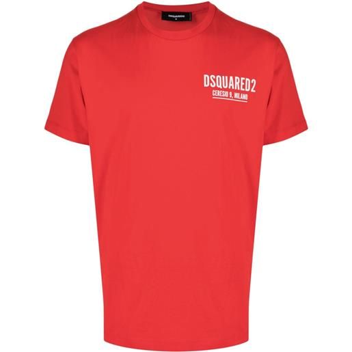 Dsquared2 t-shirt con stampa - rosso