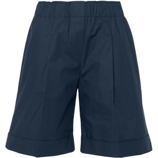 Antonelli shorts con pieghe - blu