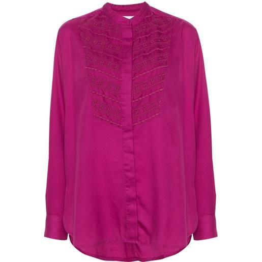 MARANT ÉTOILE camicia con ricamo - rosa