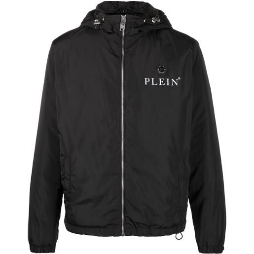 Philipp Plein giacca a vento con stampa - nero