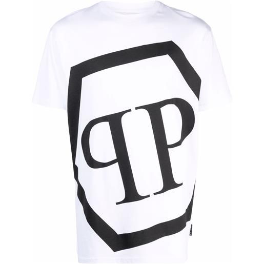 Philipp Plein t-shirt con stampa oversize - bianco
