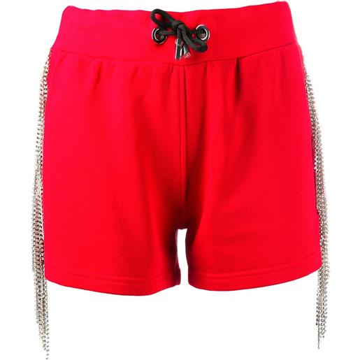 Philipp Plein shorts sportivi con decorazione - rosso