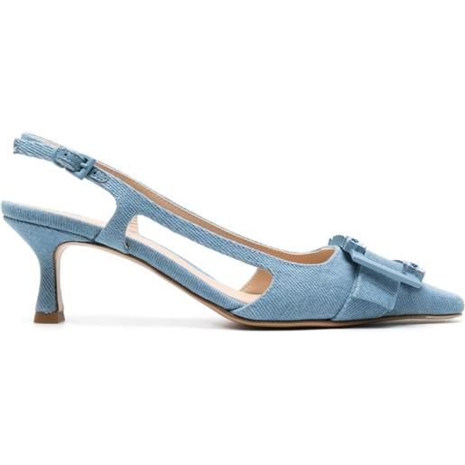 Roberto Festa pumps atena denim 50mm - blu