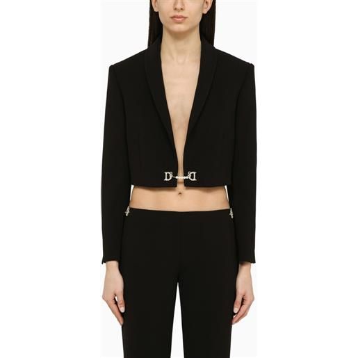 Dsquared2 giacca cropped spencer nera