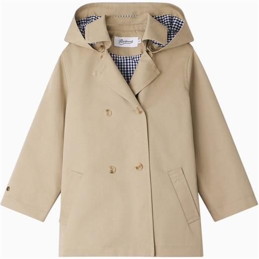 Bonpoint trench florie beige in cotone