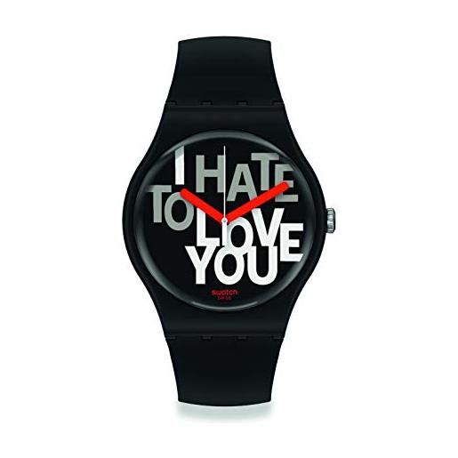 Swatch orologio Swatch new gent suob185 hate 2 love