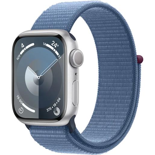 Apple smartwatch Apple watch series 9 41 mm digitale 352 x 430 pixel touch screen argento wi-fi gps (satellitare) [mr923qf/a]