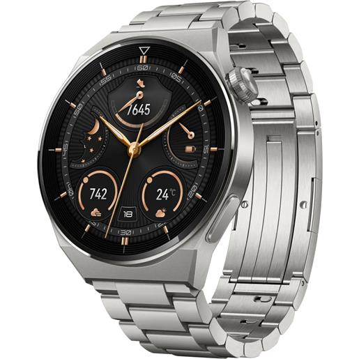 Huawei smartwatch Huawei watch gt 3 pro 3,63 cm (1.43) amoled 46 mm digitale 466 x pixel touch screen 4g titanio gps (satellitare) [55028834]