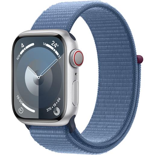 Apple smartwatch Apple watch series 9 41 mm digitale 352 x 430 pixel touch screen 4g argento wi-fi gps (satellitare) [mrhx3qf/a]