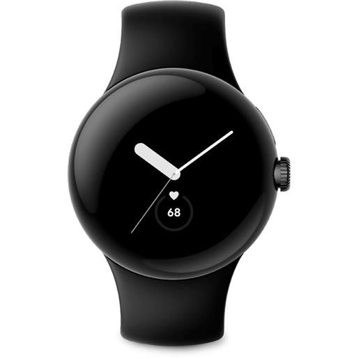 Google smartwatch Google pixel watch amoled 41 mm digitale touch screen nero wi-fi gps (satellitare) [ga03119-de]