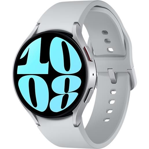 Samsung galaxy watch6 sm-r945fzsadbt smartwatch e orologio sportivo 3,81 cm (1.5) oled 44 mm digitale 480 x pixel touch screen 4g argento wi-fi gps (satellitare) [sm-r945fzsadbt]