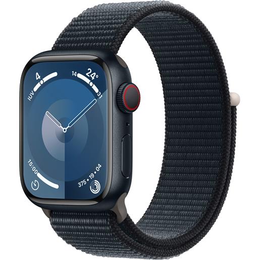 Apple smartwatch Apple watch series 9 41 mm digitale 352 x 430 pixel touch screen 4g nero wi-fi gps (satellitare) [mrhu3qf/a]