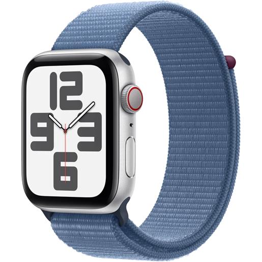 Apple smartwatch Apple watch se oled 44 mm digitale 368 x 448 pixel touch screen 4g argento wi-fi gps (satellitare) [mrhm3qf/a]