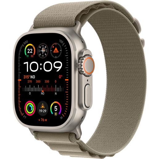 Apple smartwatch Apple watch ultra 2 oled 49 mm digitale 410 x 502 pixel touch screen 4g titanio gps (satellitare) [mrf03fd/a]