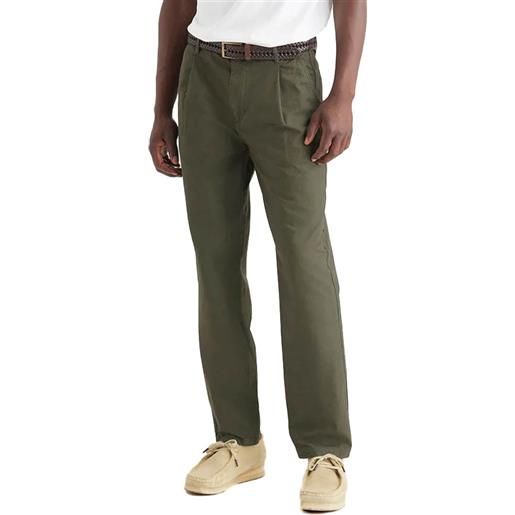 DOCKERS relaxed taper fit original pleated chino pants