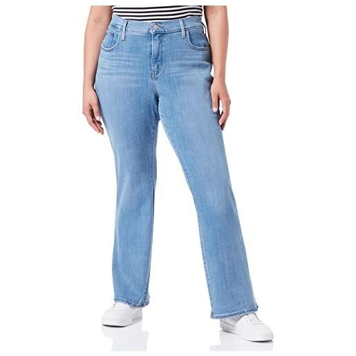 Levi's plus size 315 shaping bootcut, jeans donna, lapis topic, 56 plus