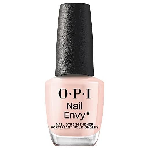 OPI nail envy, bubble bath, smalto rinforzante colorato per unghie, rosa nude, 15ml
