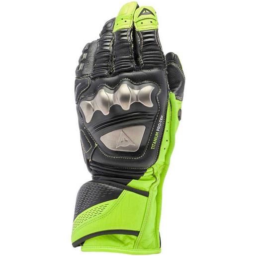 Dainese full metal 7 long leather gloves verde l