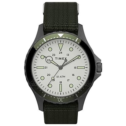 Timex orologio analogico al quarzo uomo con cinturino in tessile tw2t75500