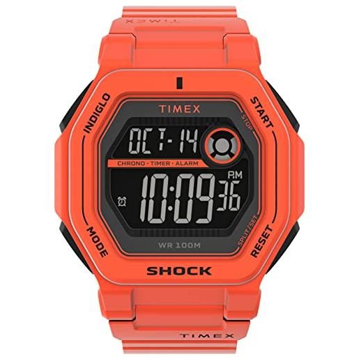 Timex orologio digitale al quarzo da uomo con cinturino in plastica tw2v60000