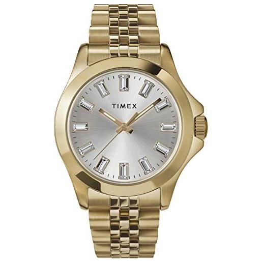 Timex orologio analogico al quarzo da donna con cinturino in acciaio inossidabile tw2v79800