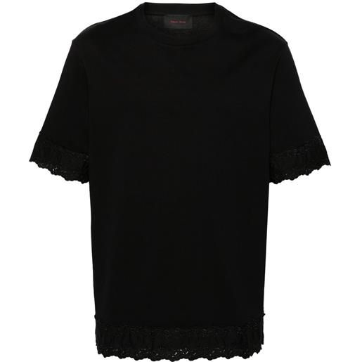 Simone Rocha t-shirt con ricamo - nero
