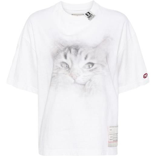 Maison Mihara Yasuhiro t-shirt con stampa - bianco