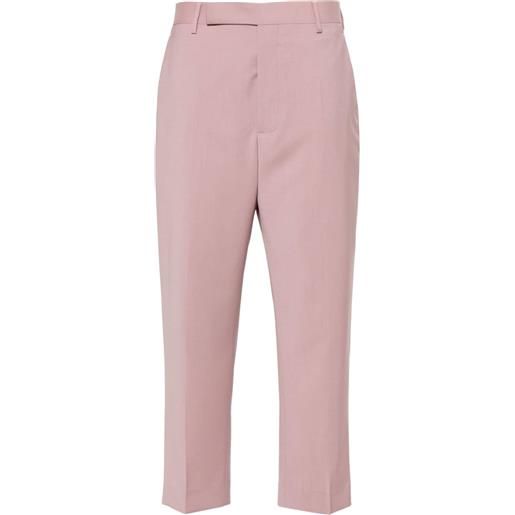 Rick Owens pantaloni con pieghe - rosa