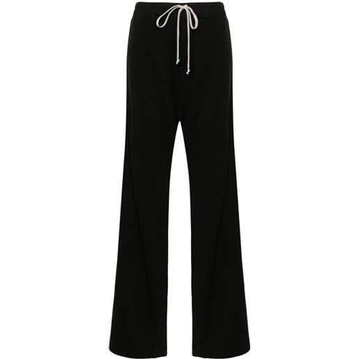 Rick Owens DRKSHDW pantaloni sportivi a gamba ampia - nero