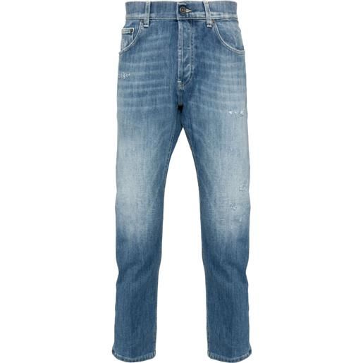 DONDUP jeans con effetto vissuto - blu