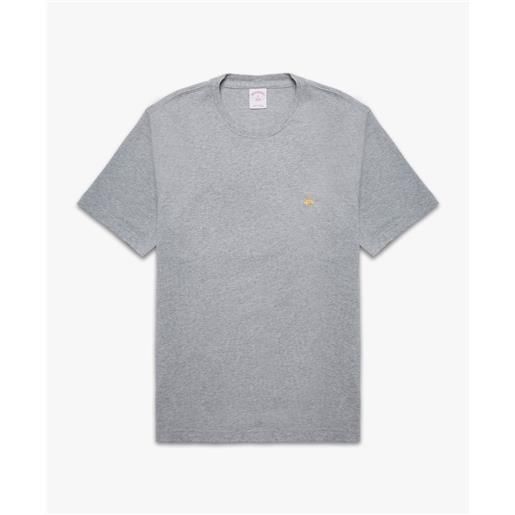 Brooks Brothers t-shirt classica a maniche corte in cotone grigio
