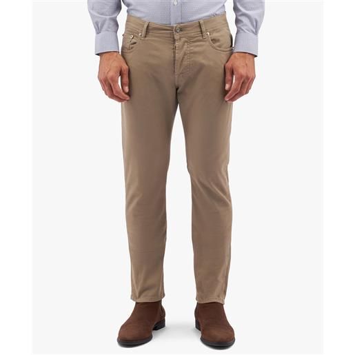 Brooks Brothers pantalone a cinque tasche in cotone elasticizzato kaki khaki