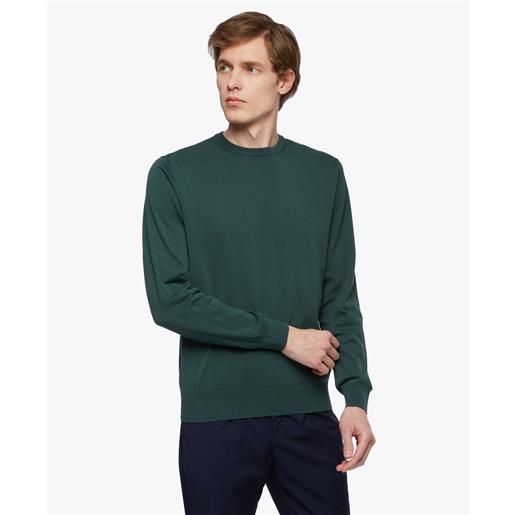 Brooks Brothers maglione verde in cotone