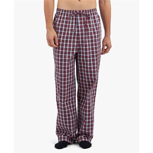 Brooks Brothers pantalone del pigiama in cotone rosso bianco