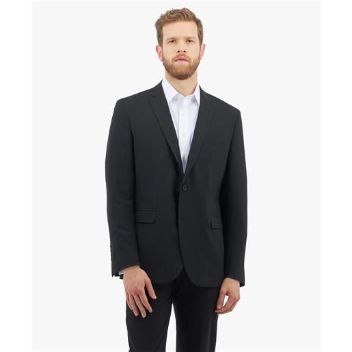 Brooks Brothers giacca elegante milano slim fit in twill, con 2 bottoni grigio