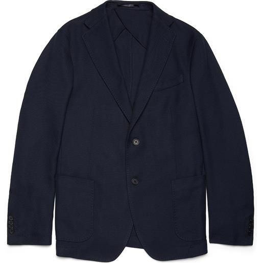 Brooks Brothers giacca in misto cotone blu navy