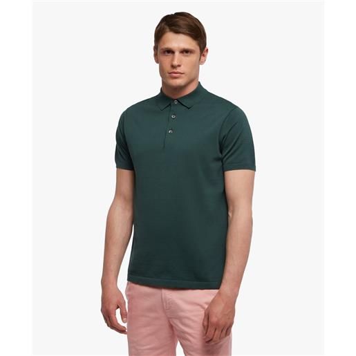 Brooks Brothers polo verde in cotone
