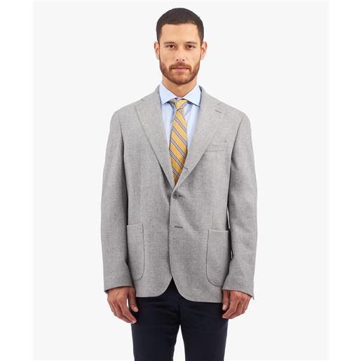 Brooks Brothers giacca grigio chiaro in misto lana e cachemire