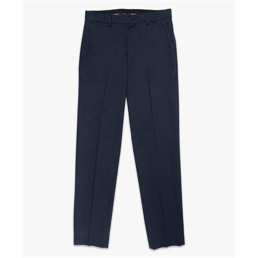 Brooks Brothers advantage chinos® milano slim fit in cotone stretch blu navy