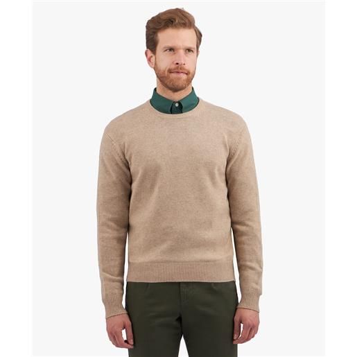 Brooks Brothers maglione in misto lana e cachemire color cammello