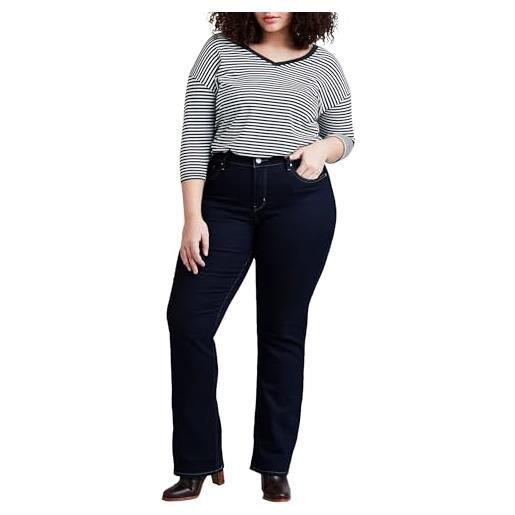 Levi's plus size 315 shaping bootcut, jeans donna, lapis topic, 20 s
