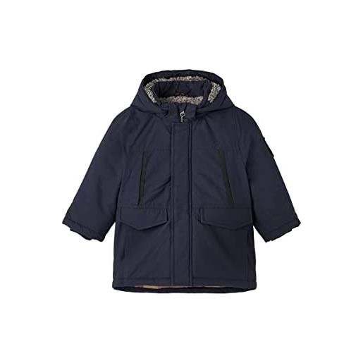 NAME IT nmmmiller-parka jacket1 noos giacca, zaffiro scuro, 104 cm bambino