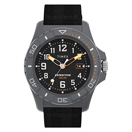 Timex orologio analogico al quarzo uomo con cinturino in tessile tw2v40500