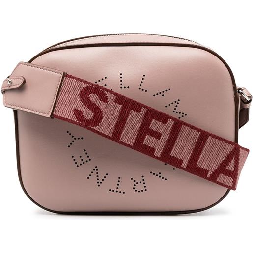 Stella McCartney borsa a spalla con logo - rosa