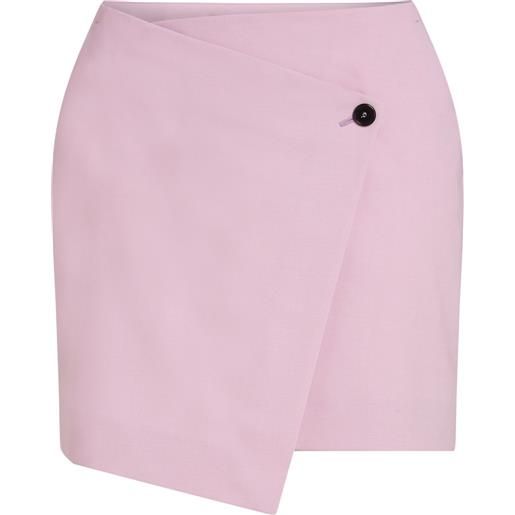 Karl Lagerfeld minigonna a portafoglio hun kim's edit - rosa