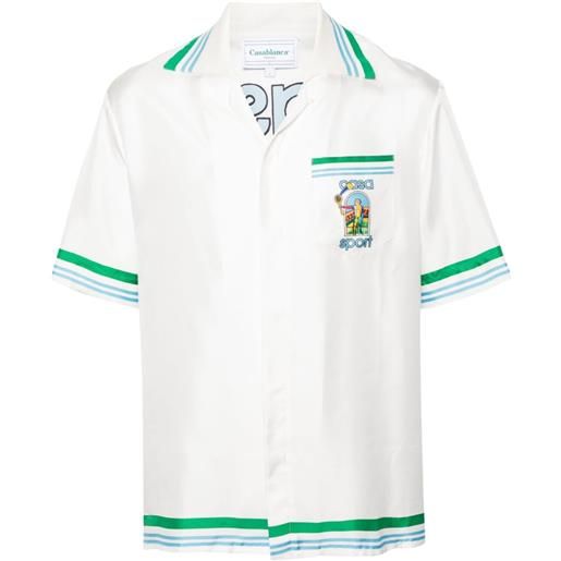 Casablanca t-shirt casa sport - bianco