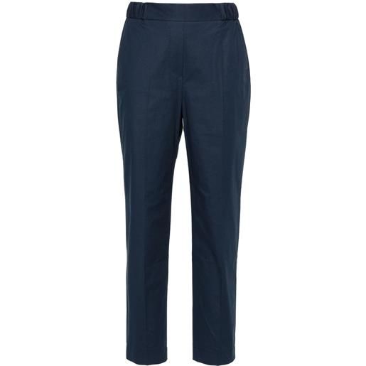 Antonelli pantaloni con vita elasticizzata - blu